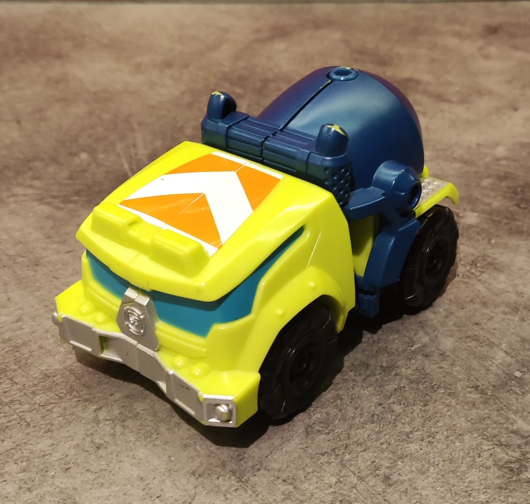 Transformers hasbro, rescue bots academy, betoniarka