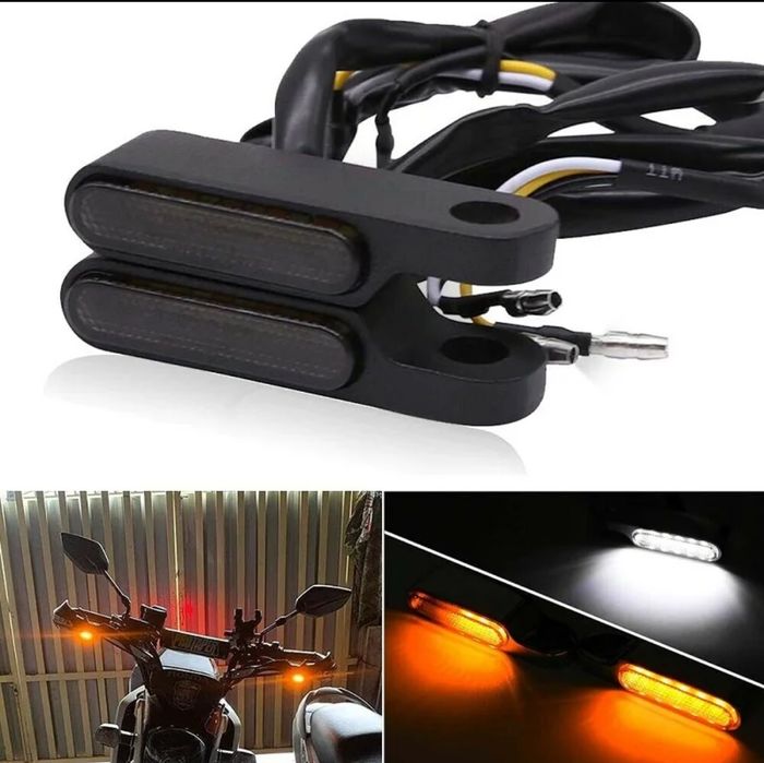 Luzes led piscas mota