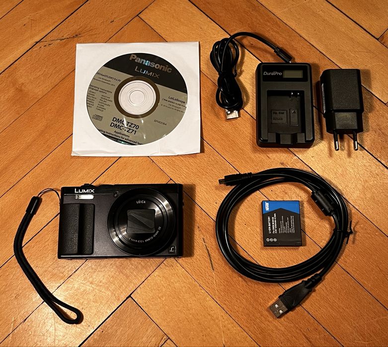 Panasonic Lumix DMC-TZ70 71 bdb stan cyfrowy aparat kompaktowy digicam