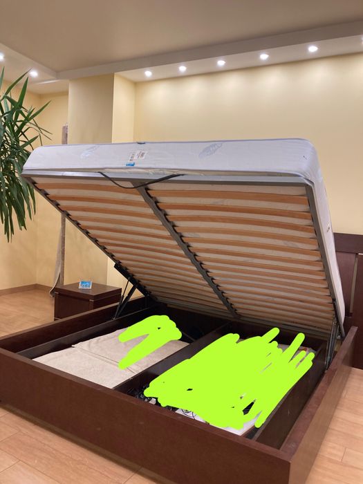 Продам кровать с матрасом 180х200, самовывоз, Березняки