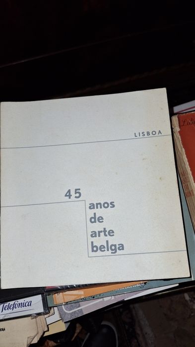 45 anos arte belga lisboa 1966 arte pintura catalogo