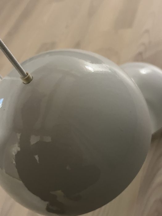 Para lamp Flowepot Verner Panton Louis Poulsen oryginał emaljowane