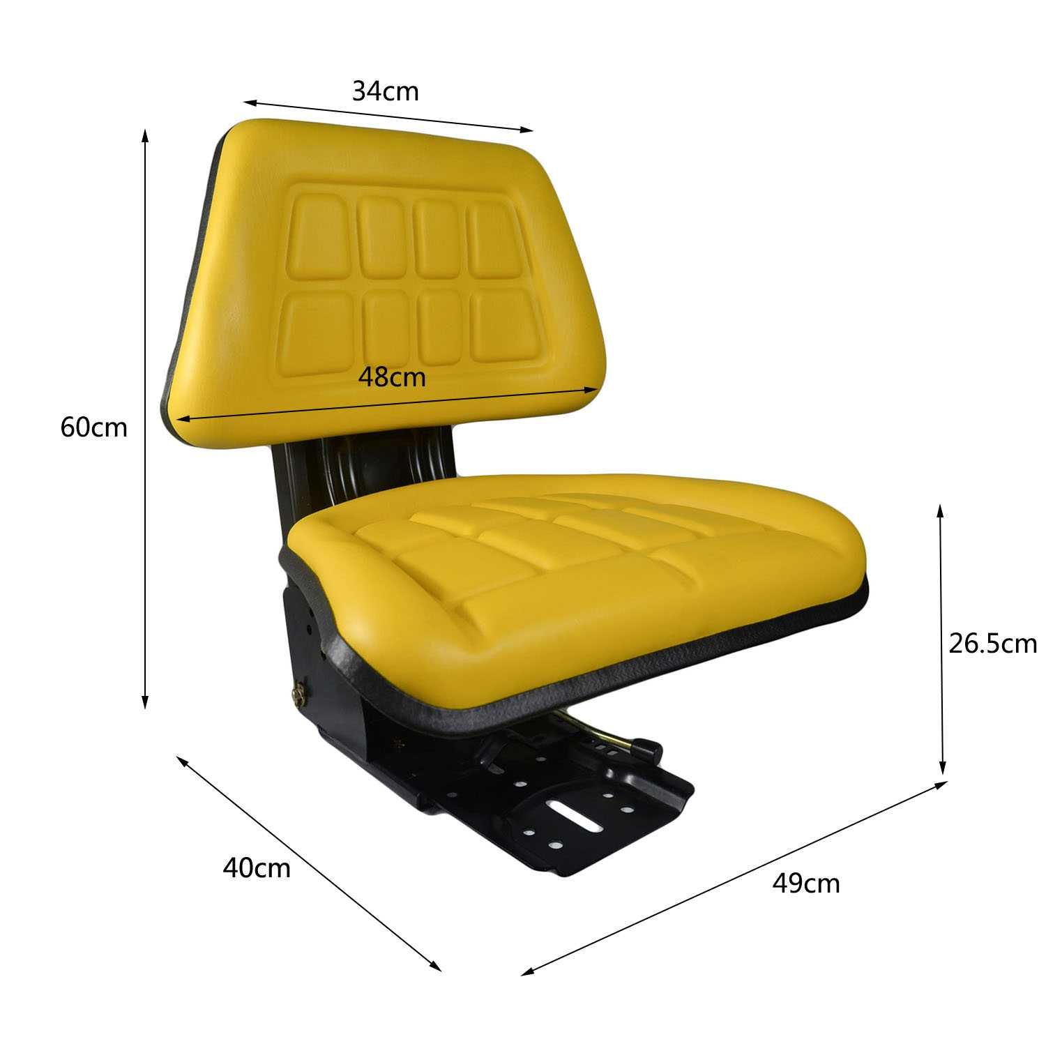 Сидіння з регульованою підвіскою для трактора екскаватора навантажувач