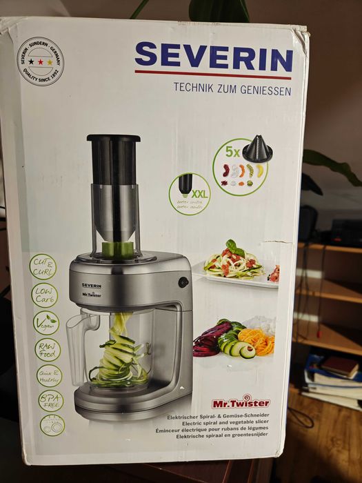 Elektryczna spiralna krajalnica do warzyw