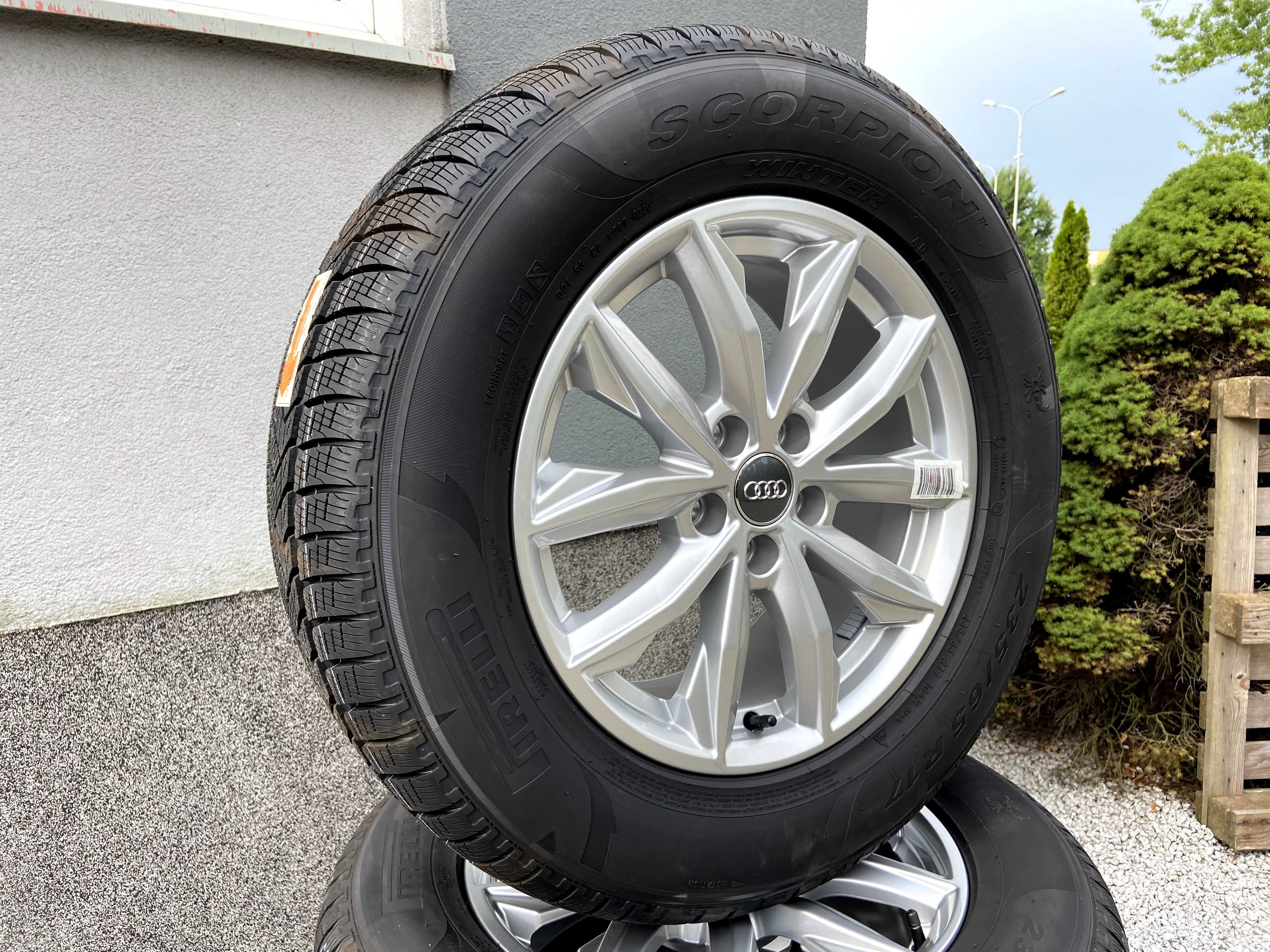 Oryginalne koła zimowe 17 5x112 Audi Q5 235/65r17