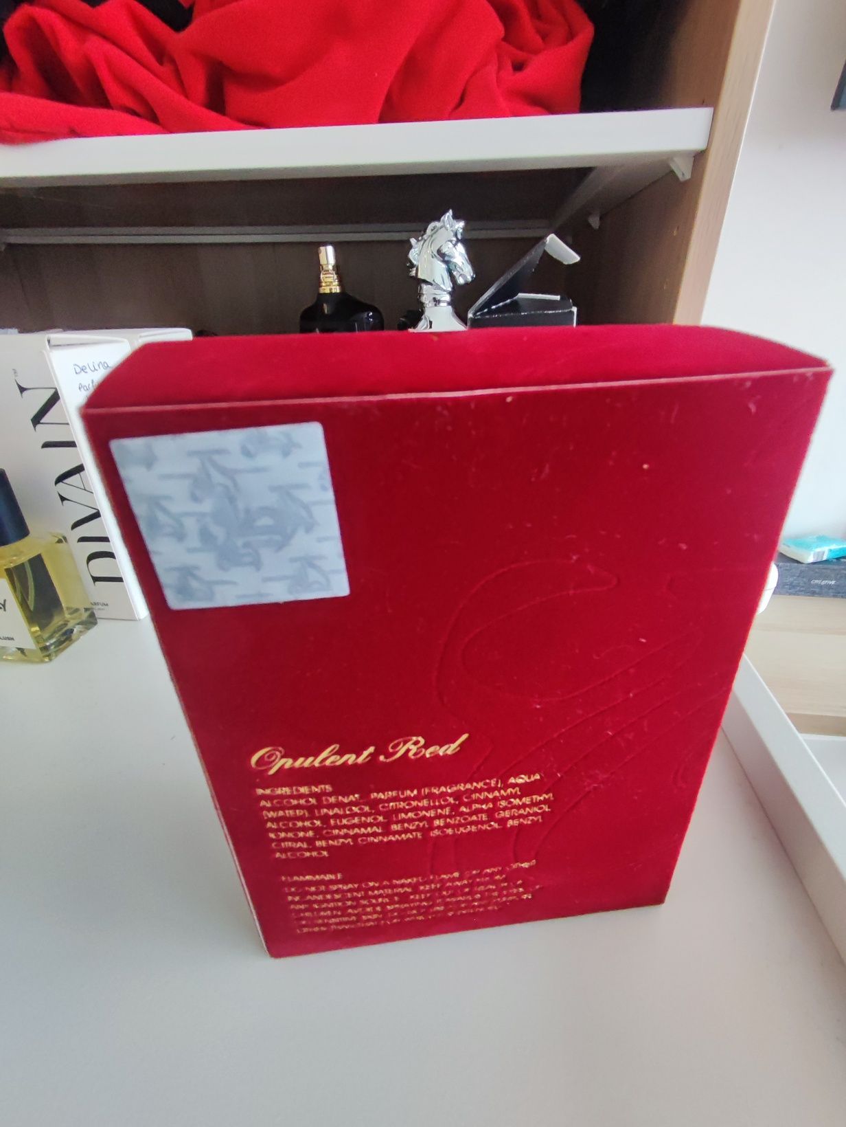 Perfume Árabe Homem Mulher Unissexo Opulent Red de Lattafa