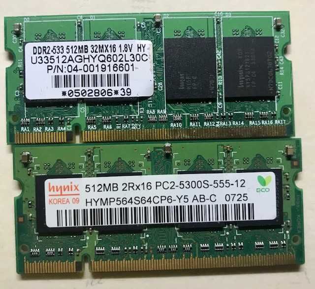 Продам DDR2-533 512MB -2 шт.