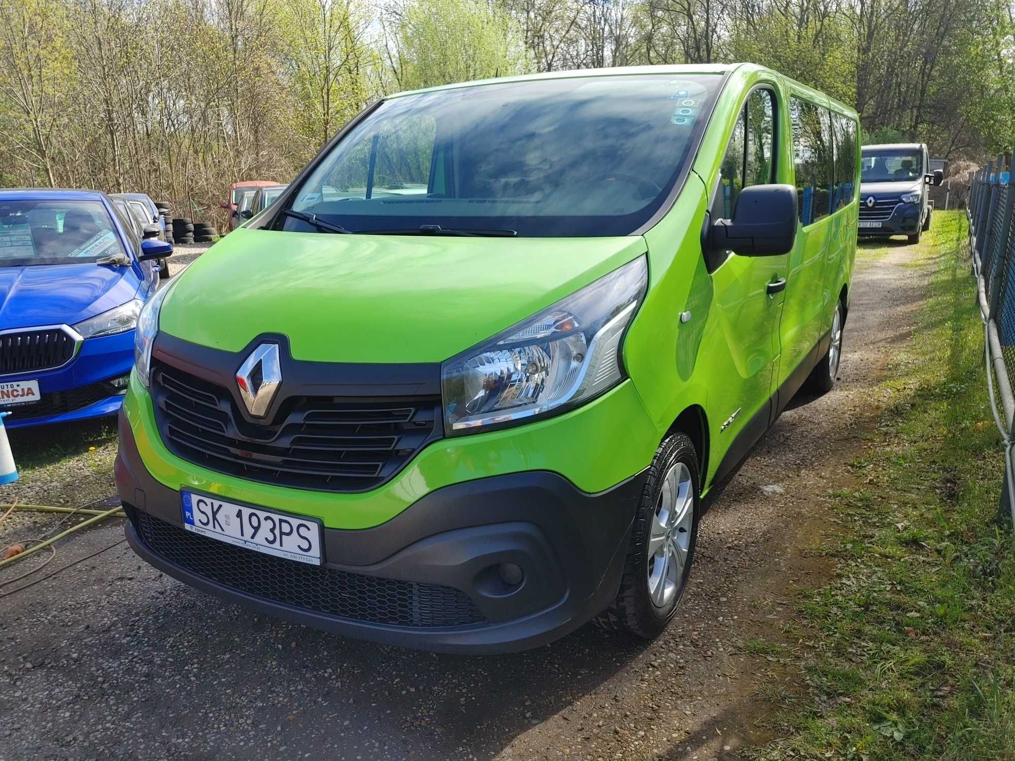 RENAULT TRAFIC 1.6 125 KM, 9 Miejsc, Super Stan, Klima, Piękny, BRUTTO