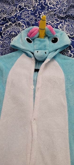 Kigurumi jednorożec rozm. 140 cm