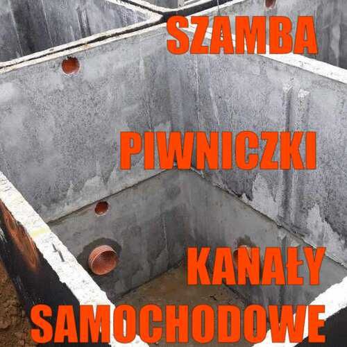 Solidne 9m3 Szamba-Zbiorniki betonowy Piwniczki Kanały samochodowe