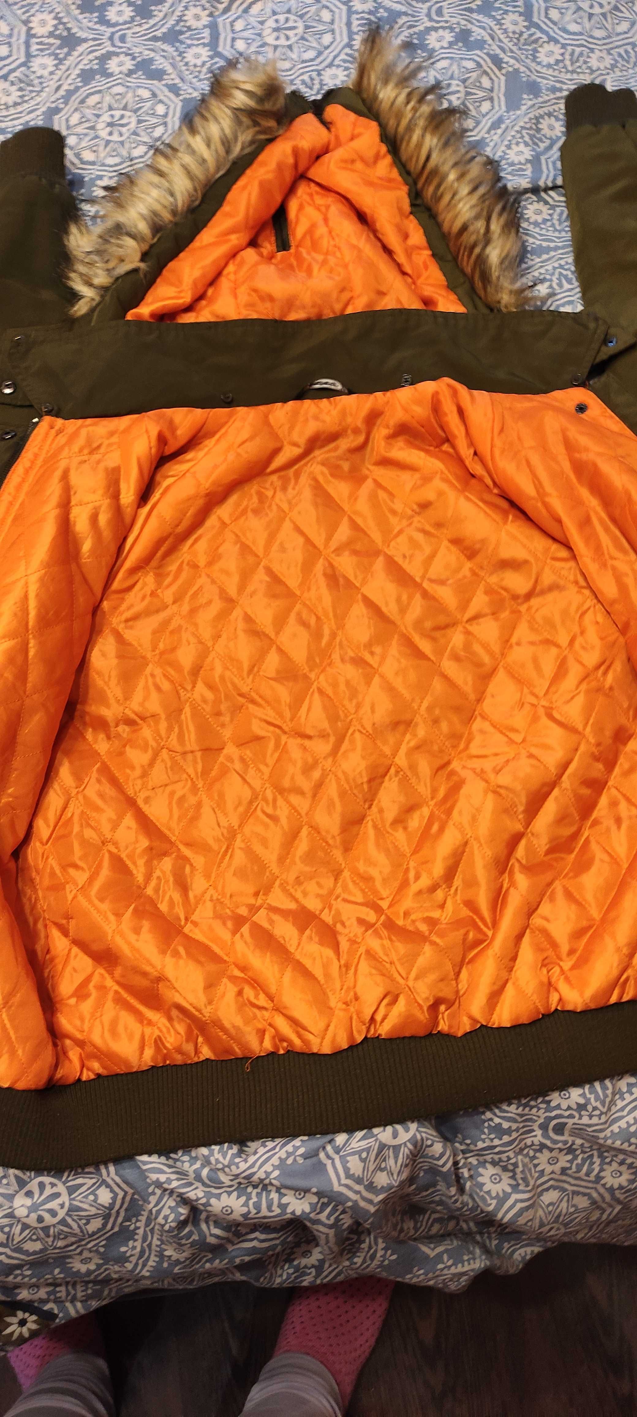 Kurtka parka jesień zima stan bdb r. 38 Stradivarius