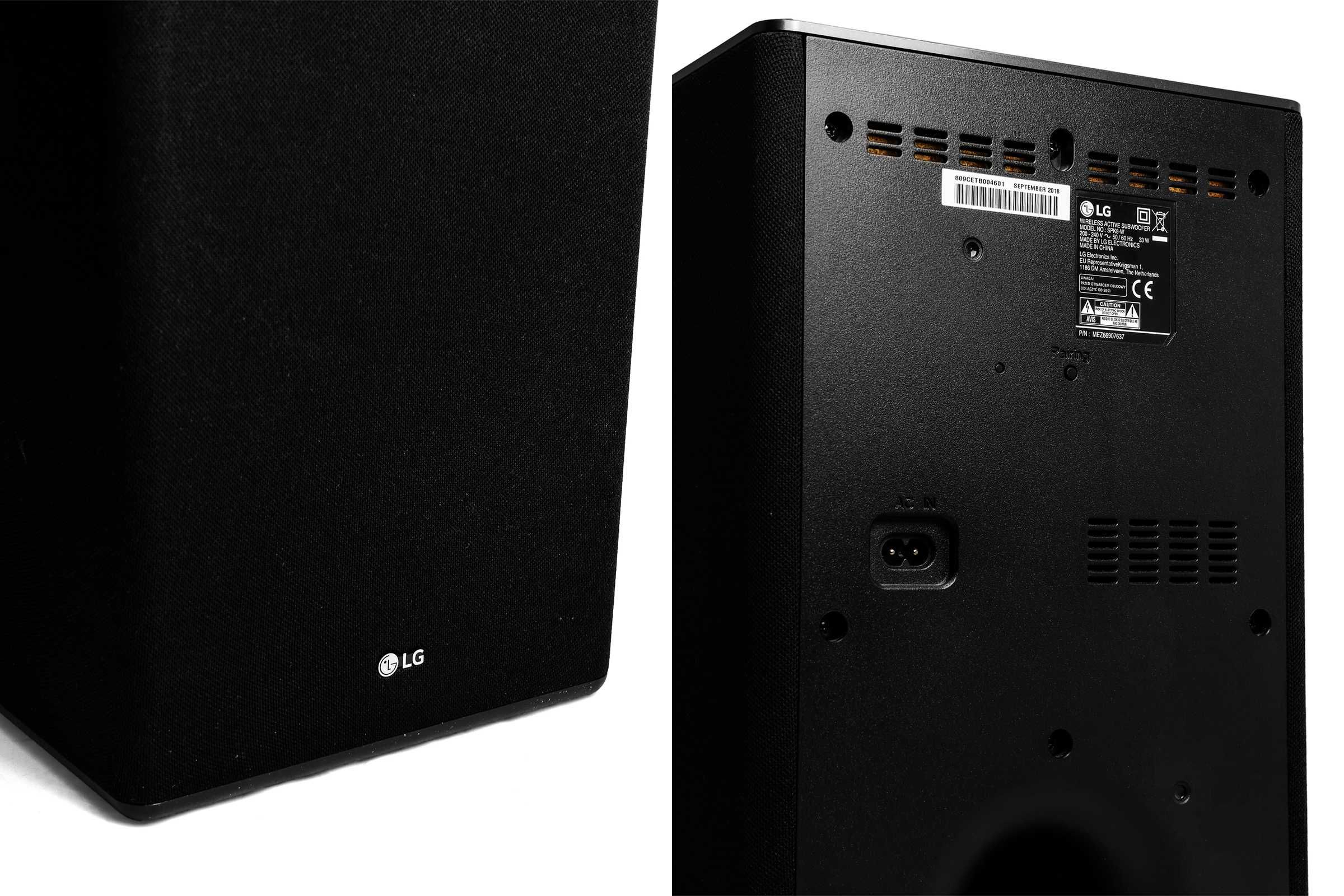 Soundbar bezprzewodowy z pilotem LG SK9Y 5.1.2 + Subwoofer LG SPK8-W