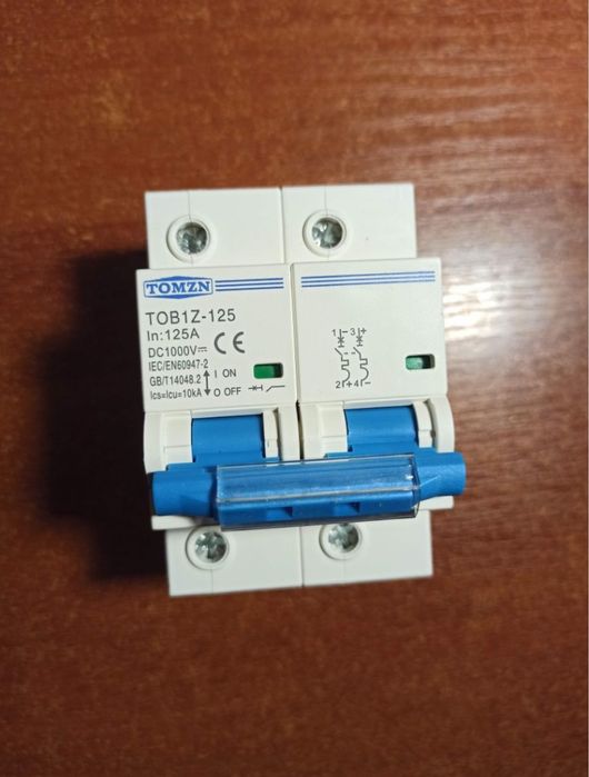 Автомати DC 125А (постійного струму)