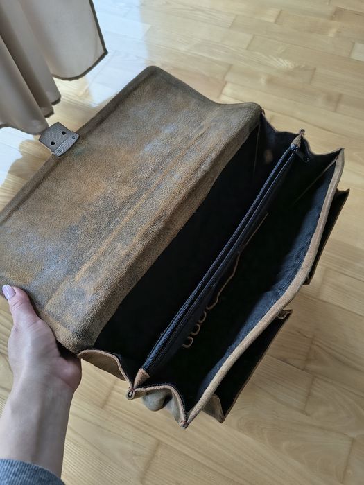 Teczka aktówka skórzana męska