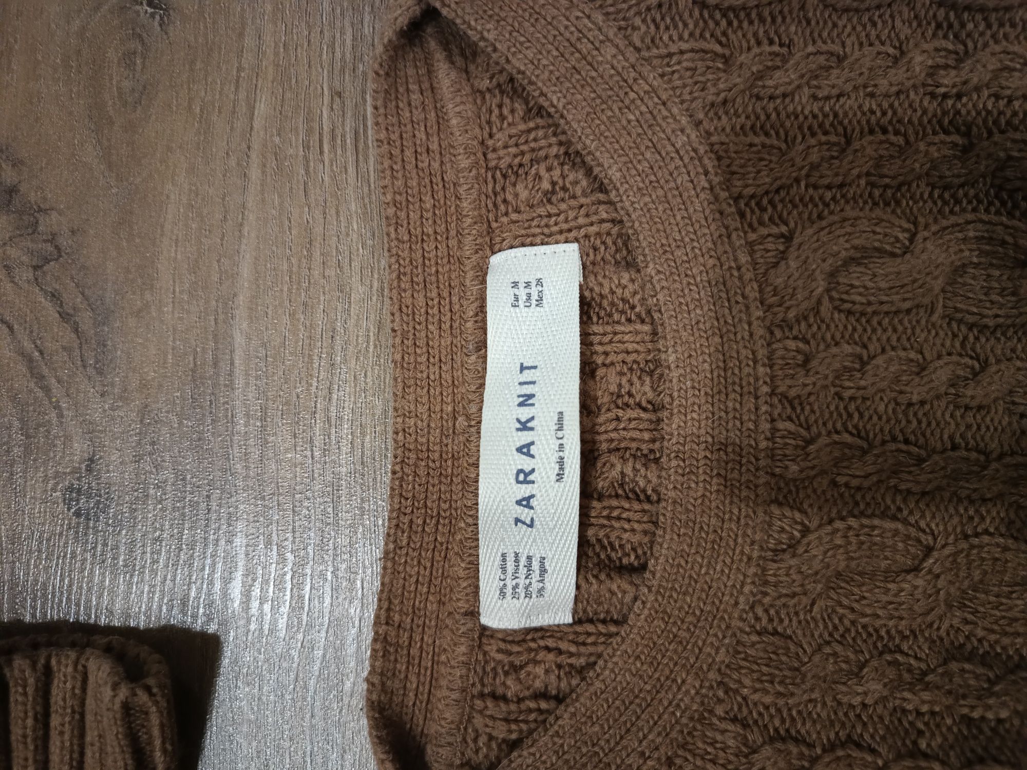 Светр Zara Knit розмір s-m ідеальний стан