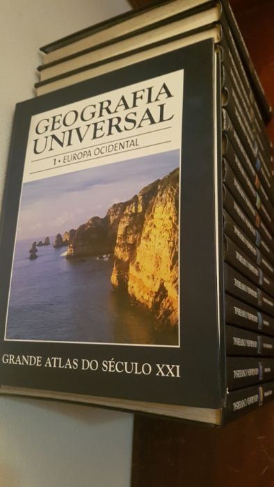 18 Livros geografia universal grande atlas século XXI