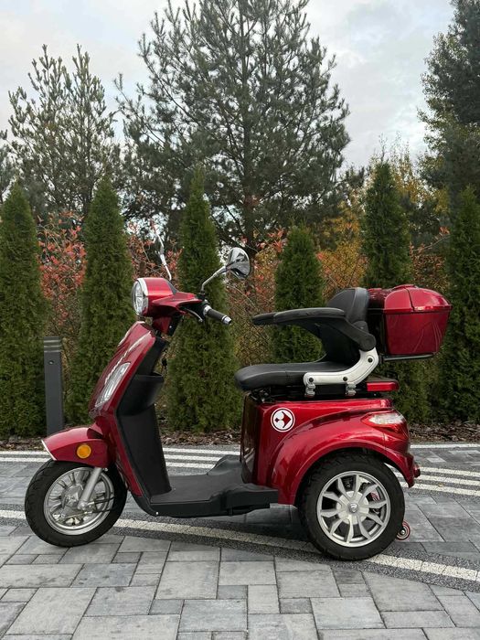 Skuter elektryczny trójkołowy dla seniora z homologacją Barton Tres