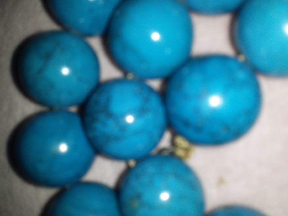 Бусы бирюза