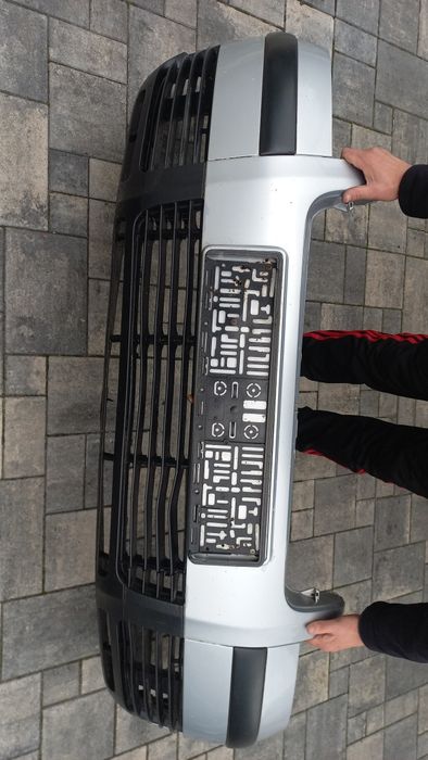 Vw passat b5 lift fl zderzak przód przedni srebrny la7w