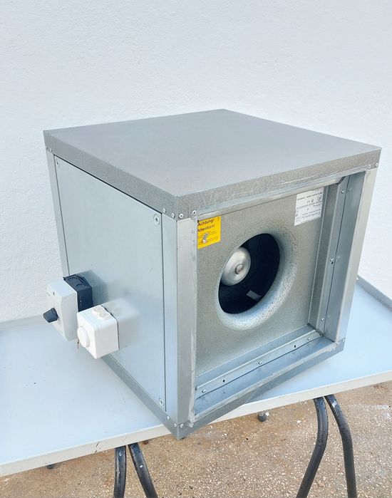 Ventilador extrator 2500 m3h Ar fumos tintas de estufas de pintura