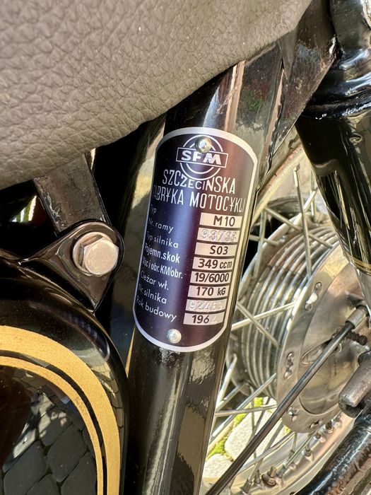 Motocykl Junak M10 1964