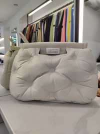 Сумка Maison Margiela Glam Slam Medium leather shoulder bag White