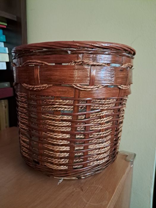 Ratanowe osłonki doniczki rattanowe duże