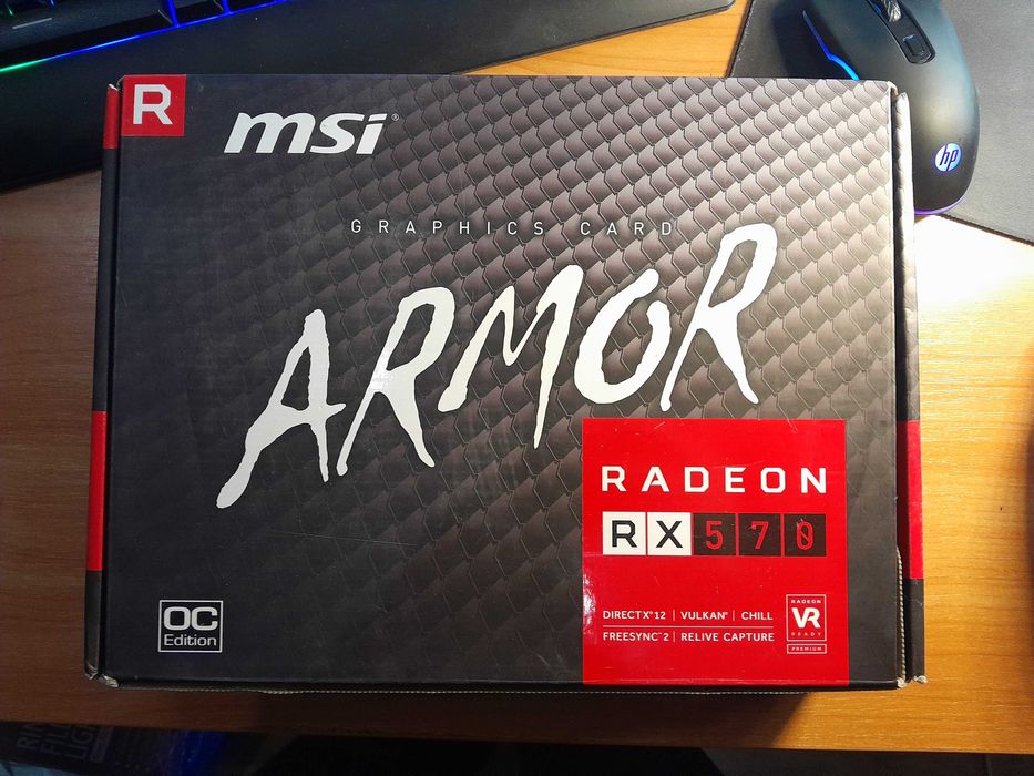 Rx 570 4gb msi armor відеокарта