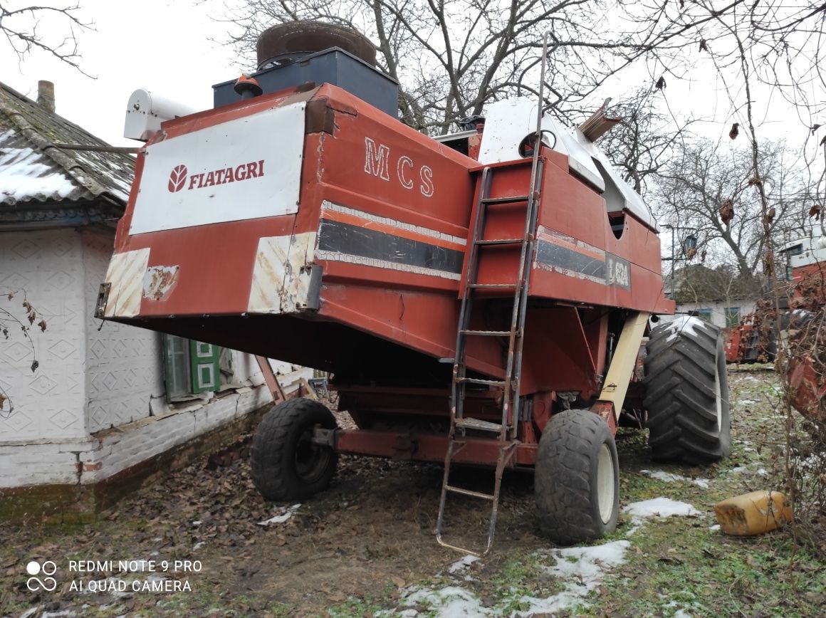 Комбайн зерноуборочный, New Holland, laverda,fiatagri.