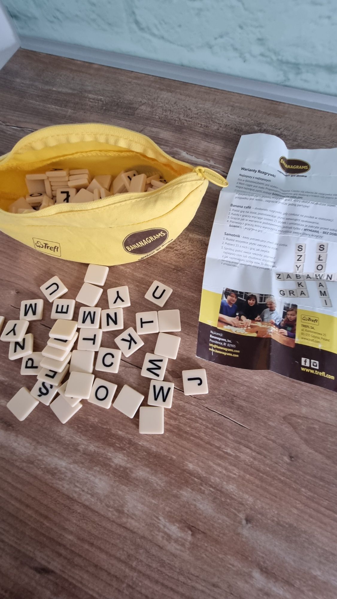 Gra słowna Tref Bananagrams