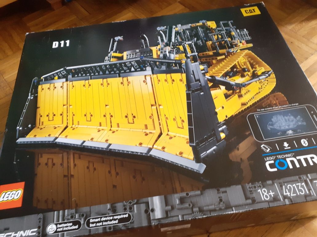 LEGO TECHNIC 42131 Nowe Buldożer Cat D11 Sterowany Klocki