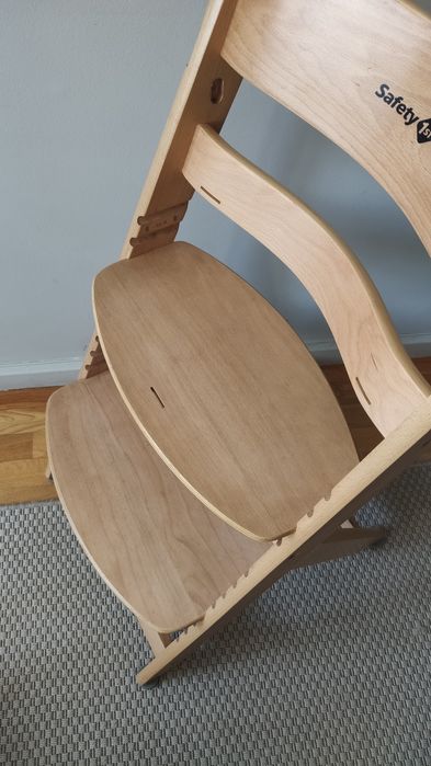 Cadeira de refeição evolutiva em madeira safety first