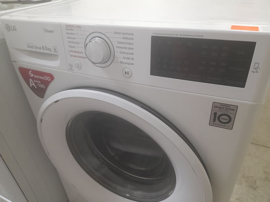 Pralka używana LG steam 6,5kg, 1200obrotów, sprawna