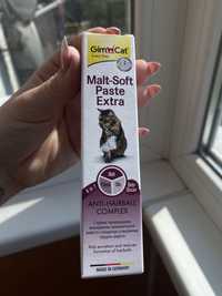 GimCat Malt-Soft Extra - паста для виведення шерсті зі шлунку котів