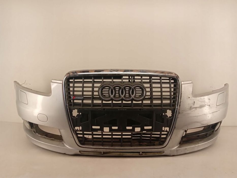 Zderzak Przód Grill Audi A6 C6 S-line Spryski