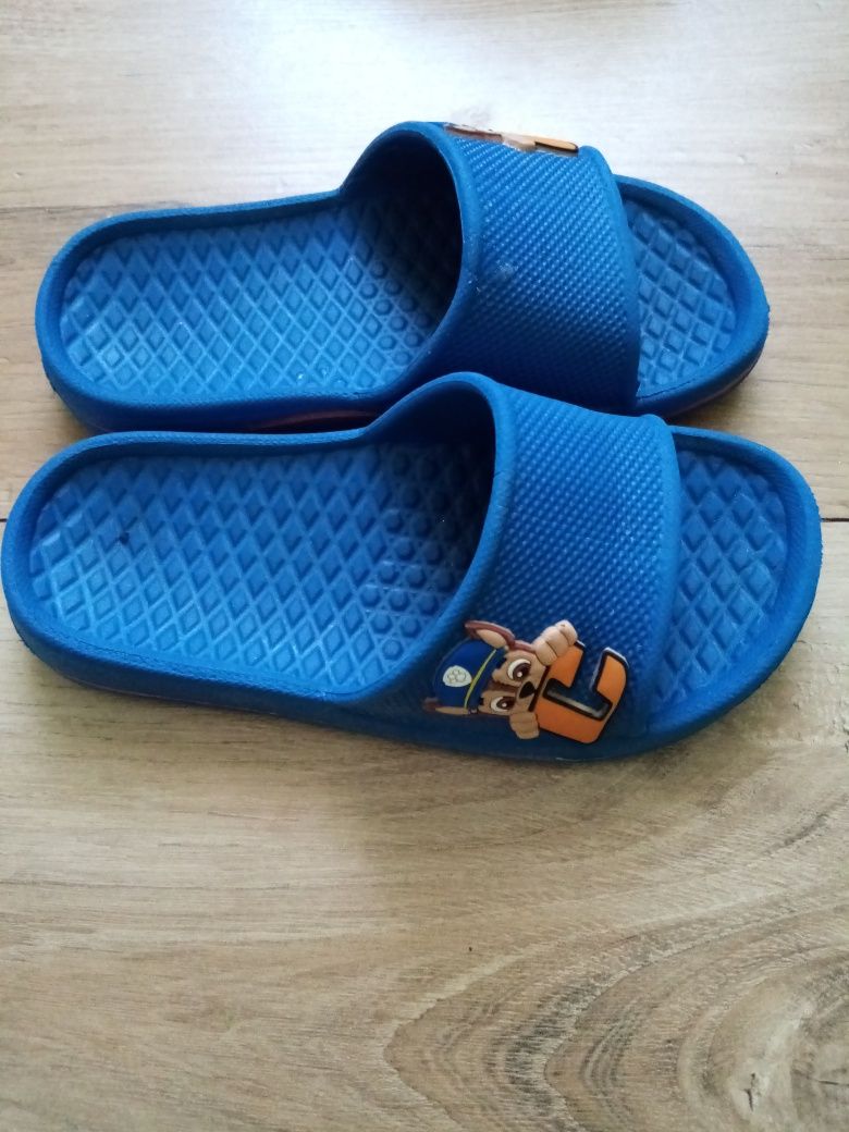 Buty buciki klapki laczki Psi Paw Patrol niebieskie rozm 25/ 26