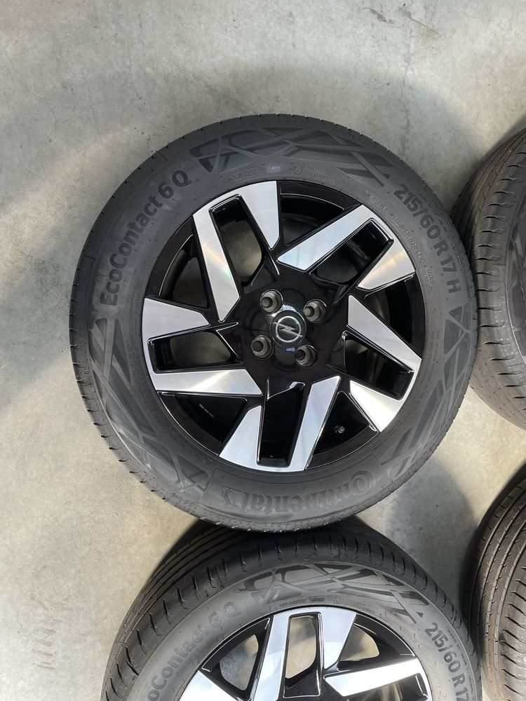 Kola felgi opel mokka B II 17 cali 4x108 opony 215/60/17 continental