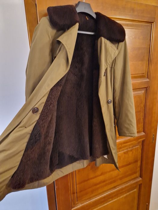 Kożuch męski PRL vintage