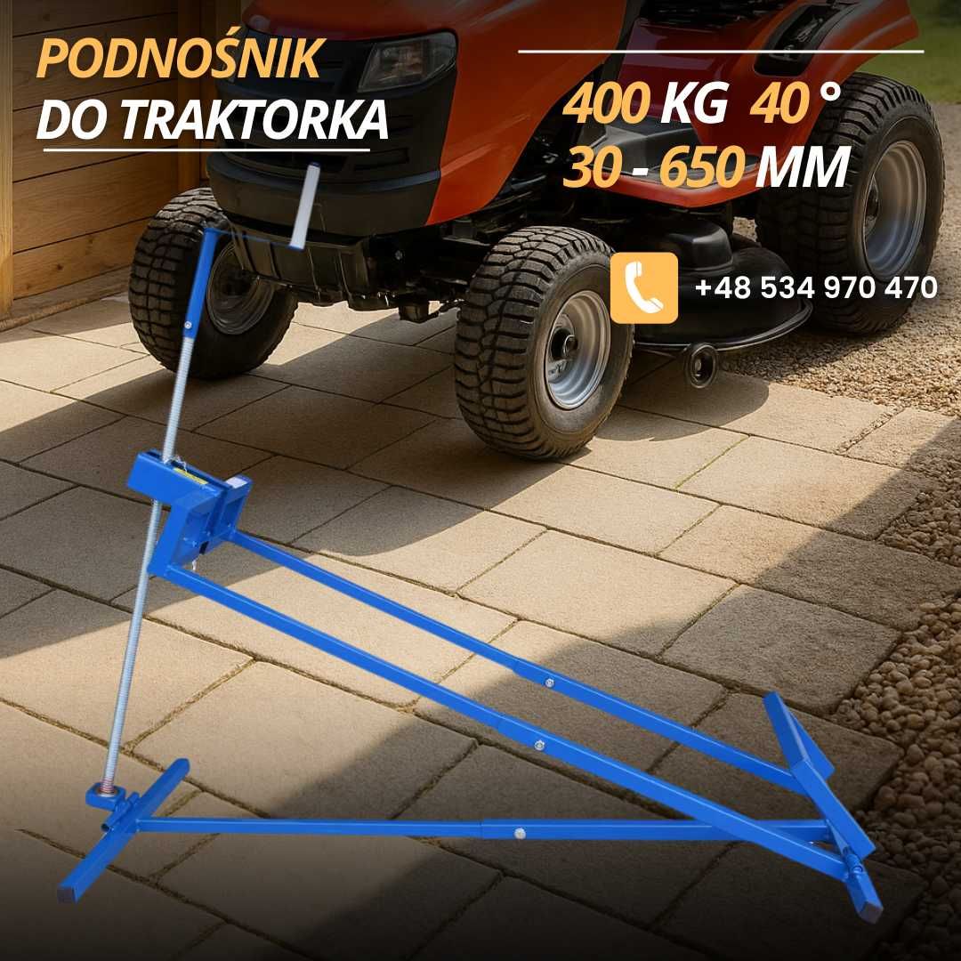 podnośnik do traktorka kosiarki podnośnik do kosiarki do 400 kg Nowy!