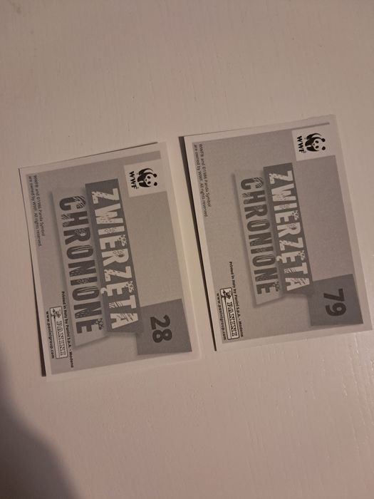 Naklejki WWF - rezerwacja dla Artura