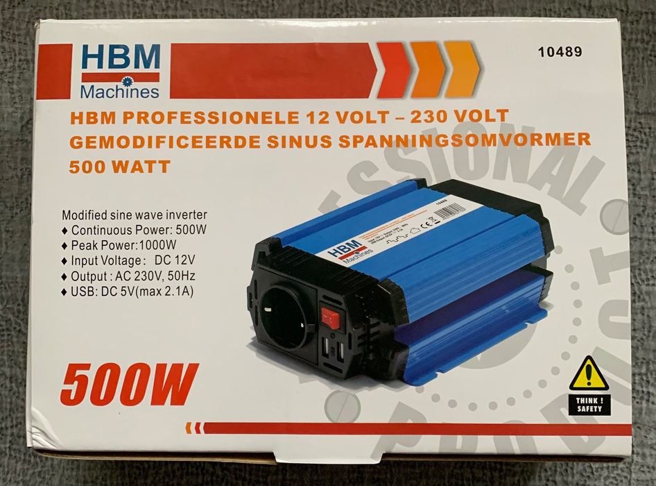 Інвертори HBM 500W,1000W,1500W в наявності