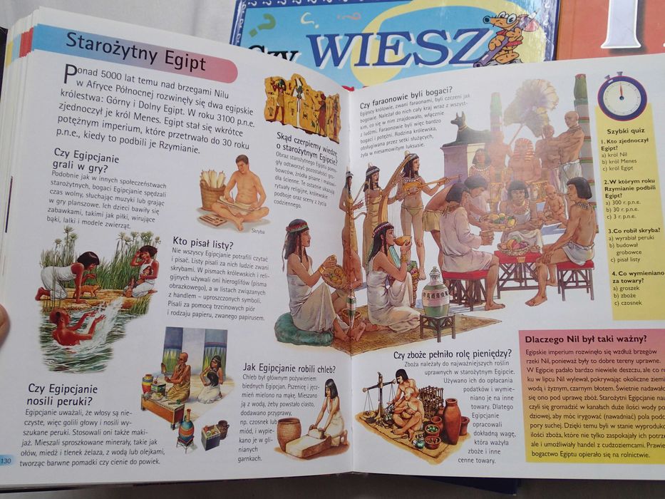 3 Książki Czy wiesz dlaczego? 1000 pytań i odpowiedzi Testy
