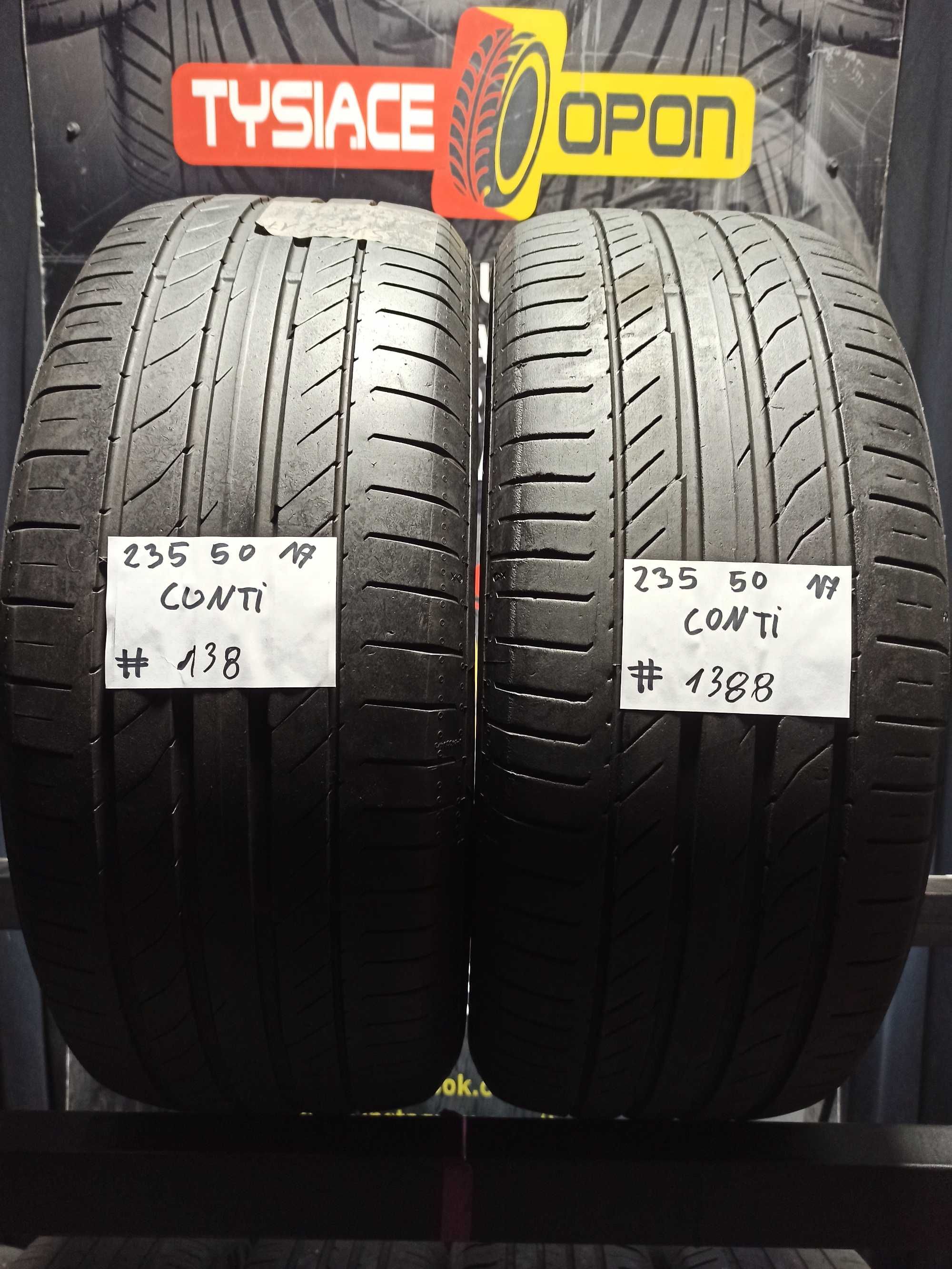 Opony Letnie 235/50/17 CONTINENTAL SPORTCONTACT #1388