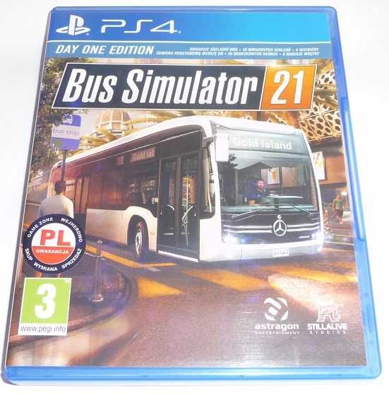 BUS Simulator 21 PS4 + Slim + Pro + PS5 = Wejherowo PŁYTA PL