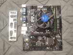 Комплект материнская плата ECS H110M4-C43/core i3-7100/ddr4 4gb/кулер