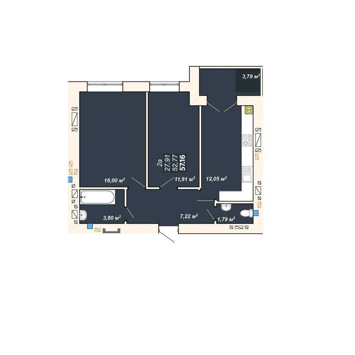 Продаю квартиту в центральній частині міста поряд озера