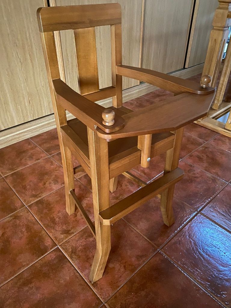 Cadeira de Bebé em Madeira "Vintage"