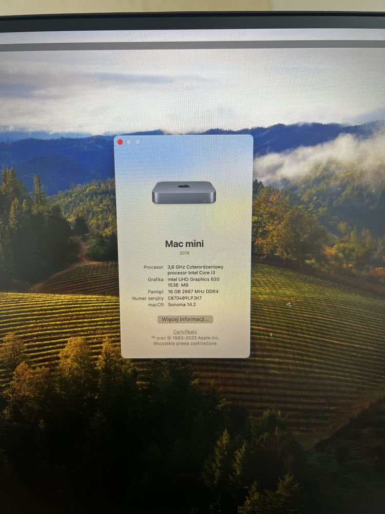 Mac mini 2018 i3, 16GB RAM