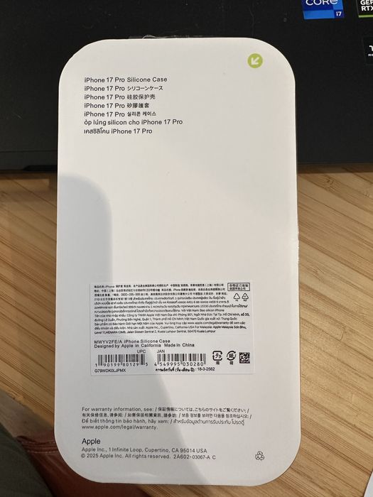 Capa protetora Iphone 17 Pro