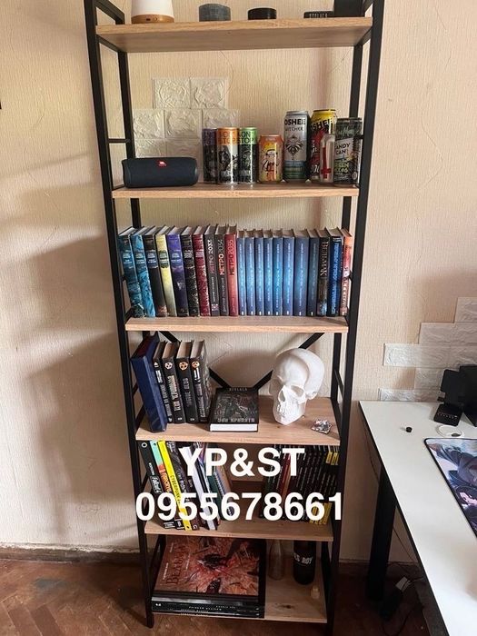 Стелаж лофт полиці для взуття стільці